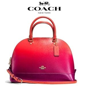 COACH SIERRA SATCHEL IN OMBRE LEATHER
IMITATION GOLD/WATERMELON STYLE # F38397
